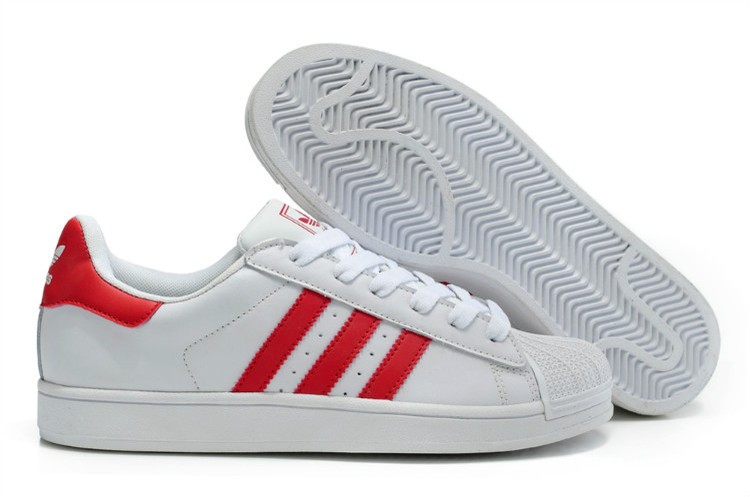 Mens Adidas 2012 Original Superstar II White/Red